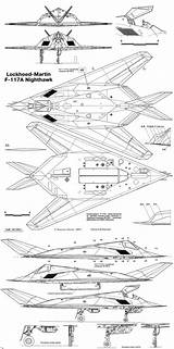 Nighthawk Lockheed 117a Blueprints Stealth Drawingdatabase sketch template