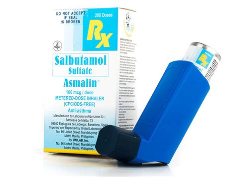 Asmalin Inhaler Anti Asthma Medicine Unilab