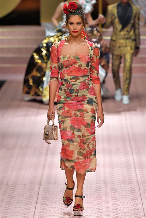 Sara Sampaio Walks Dolce And Gabbana Show Milan Fashion