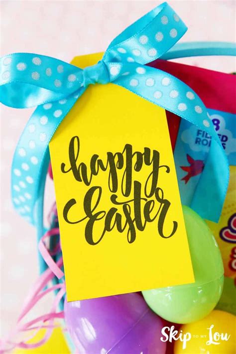 cutest  easter printable gift tags    treats