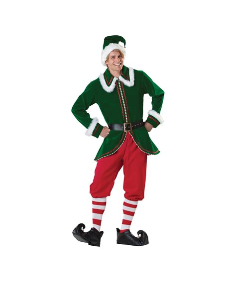 adult santas elf costume men costumes