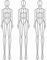 Fashion Croquis Drawing Basic Sketching Model Sketch Figure Heads Figures Step Proportions Template Guide Illustration Sketches Templates Drawings Models Amiko sketch template