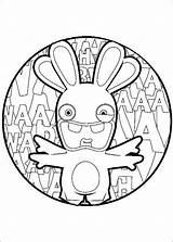 Coloring Rabbids Invasion Kids Pages Websincloud Activities Birthday sketch template