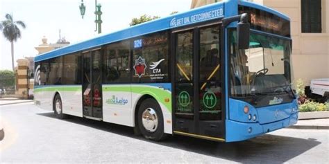 egypt launches  smart electric bus route egyptian streets