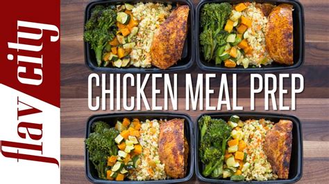 Easy Chicken Meal Prep Flavcity With Bobby Parrish