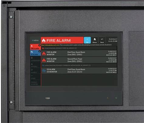 notifier ncd network control display annunciator fox valley fire safety