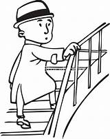 Stairs Climbing Man Drawing Climb Illustration Royalty Stock Clipartmag Vectors Illustrations sketch template
