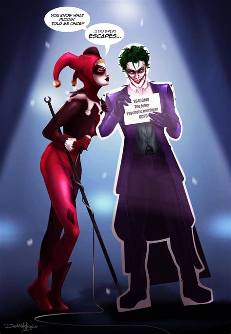 harley and puddin by j am on deviantart