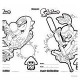 Coloring Pages Splatoon Zapfish Drawing Related Posts sketch template