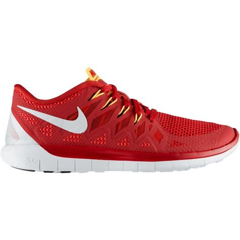 Nike Mens Free 5 0 Running Shoes Gym Red Light Crimson