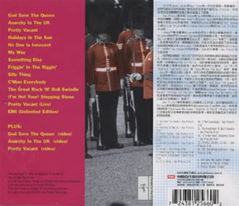 Sex Pistols Jubilee Taiwanese Cd Album Cdlp 308077