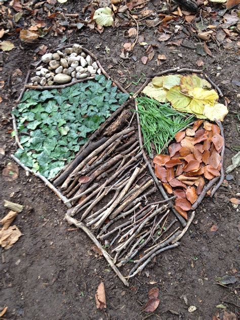 organicbeautyboom nature crafts nature kids land art