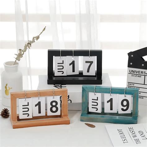 countdown small calendar alphanumeric decoration creative diy