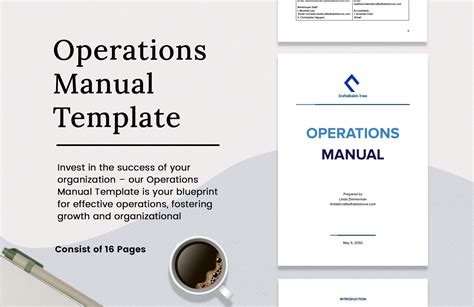 operations manual template  word  google docs