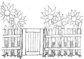 thoughts sketches gates gardens  lk hunsaker  colorwritesketch book  writing