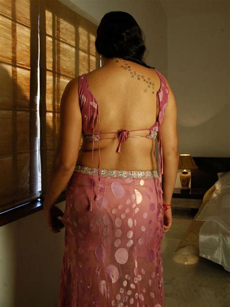 Namitha Hot Saree Backless Exclusive Photoshoot Beautiful