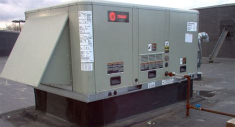trane commercial hvac rooftop heating  cooling unit colony heating