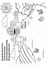 Jill Jack Coloring Pages Books sketch template