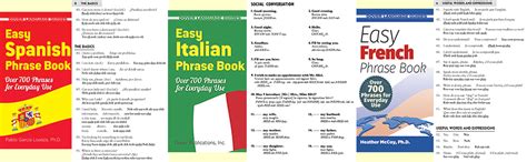 Easy Spanish Phrase Book New Edition Over 700 Phrases For Everyday Use