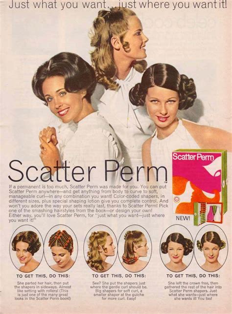vintage hair adverts 1960s 70s products styles and