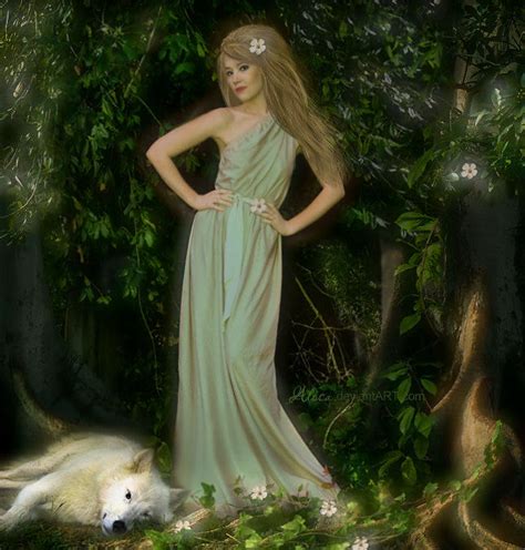 forest queen by alosa on deviantart