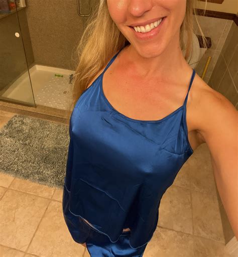 milf surprise on twitter rt letsgobraless silky pjs and hard nips