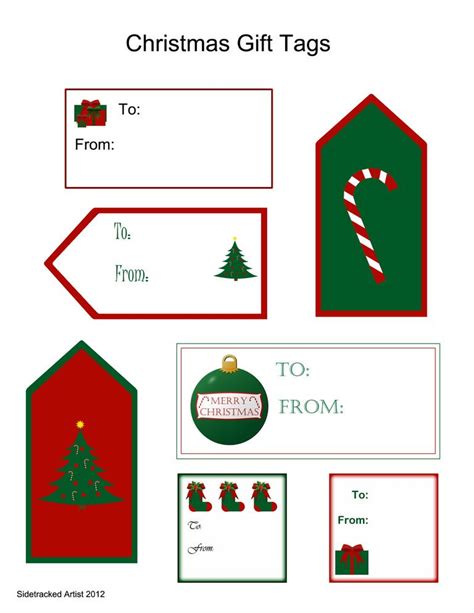 printable christmas gift tags kerstlabels