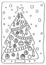Kerst Kerstboom Kleurplaat Topkleurplaat Kleurplaten sketch template