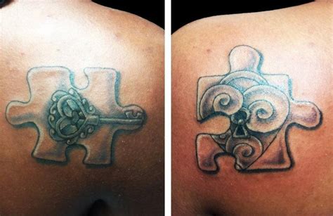 unique puzzle tattoos