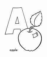 Coloring Alphabet Pages Abc Letter Sheets Preschool Printable Letters Activity Color Colouring Apple Sheet Preschoolers Book Drawing Worksheets Educational Kids sketch template