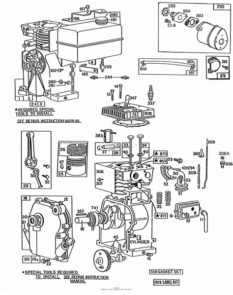 briggs  stratton small engine diagram diagram engine diagram