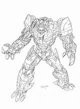 Grimlock Transformers Fc02 sketch template