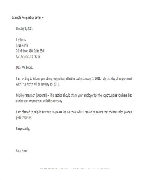 valid letter  resignation  resignation letter resignation