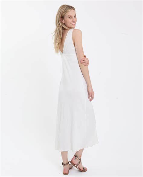 lange jurk wit  pimkie
