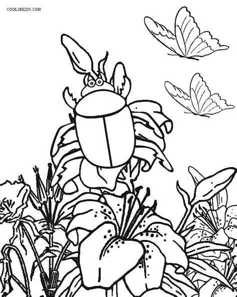 printable bug coloring pages  kids coolbkids