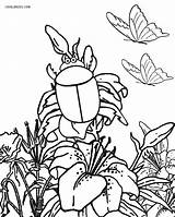 Coloring Pages Bug Insect Bugs Garden Cute Printable Kids Realistic Sheets Print Book Insects Animal Color Cool2bkids Lightning Vw Getcolorings sketch template