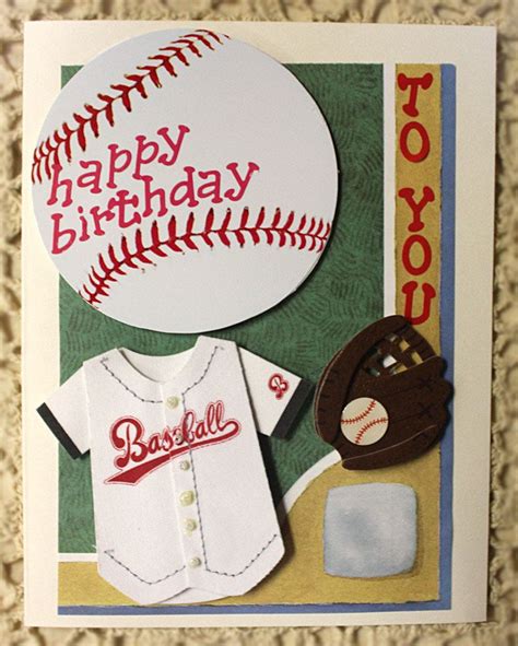 baseball happy birthday card   etsy birthday cards