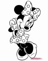 Minnie Mouse Cute Coloring Pages Drawing Disney Book Gif Getdrawings Disneyclips Funstuff sketch template