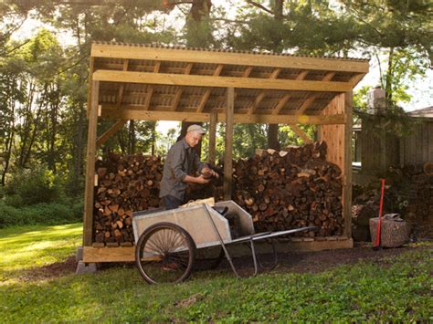 build  firewood shed