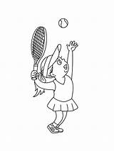 Tennis Coloring Pages Printable Kids Coloring4free 2021 Bright Colors Favorite Choose Color sketch template