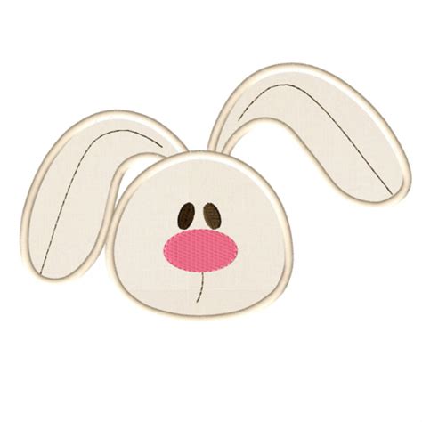 bunny face applique bunny face spring easter crafts
