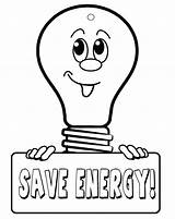 Energy Electricity Save Drawing Clipart Conservation Coloring Pages Water Kids Monster Types Sheets Earth Electrical Static Poster Saving Engineering Use sketch template