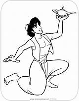 Aladdin Disneyclips Svg Coloringhome sketch template