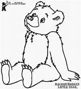 Pages Bear Sit Little Coloring Colouring Template Larger Printablecolouringpages Credit sketch template