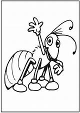 Ant Atom Marching Ants Coloringbay sketch template