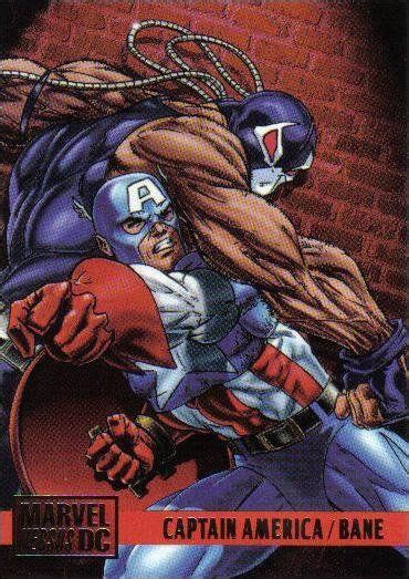 Bane Vs Captain America Marvel Marvel And Dc Crossover