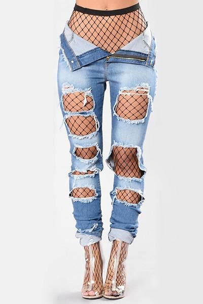 Elle Extreme Ripped Jeans