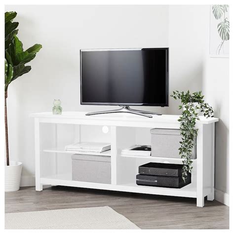 hemnes corner tv bench white   ikea living room tv stand
