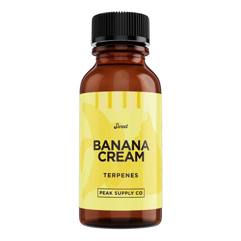 banana cream fruit flavored terpene peak terpenes