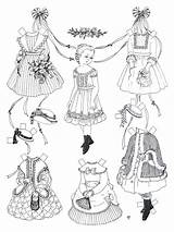 Paper Dolls Coloring Pages Doll Printable Kids Victorian Color Pioneer American Bestcoloringpagesforkids Colouring Girls Vintage Print Cut Girl Adult Printables sketch template